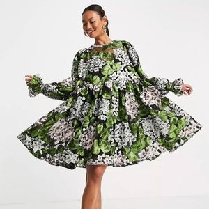 ASOS edition mini embroidered dress